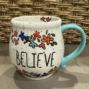 Believe Ceramic Mug- Tag 16oz